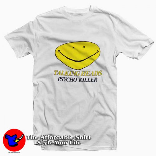 Talking Heads Psycho Killer Graphic Unisex Tshirt 500x500 Talking Heads Psycho Killer Graphic Unisex T Shirt On Sale