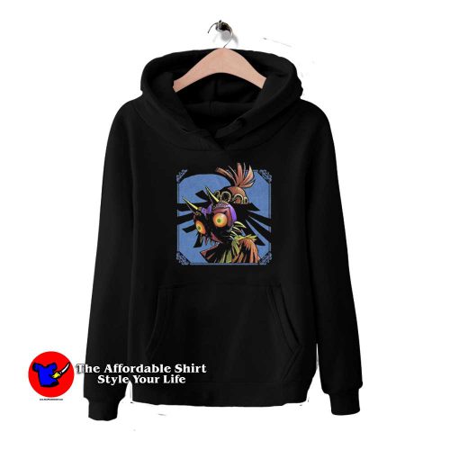 The Legend of Zelda Skull Kid Face Graphic Hoodie 500x500 The Legend of Zelda Skull Kid Face Graphic Hoodie On Sale