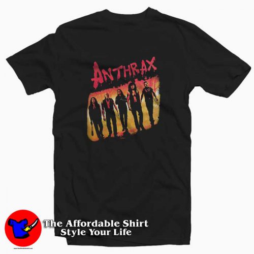 Vintage Anthrax Parody The Warriors Graphic Tshirt 500x500 Vintage Anthrax Parody The Warriors T Shirt On Sale