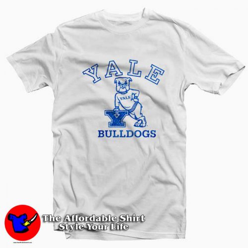 Yale University Bulldogs Graphic Unisex Tshirt 500x500 Yale University Bulldogs Graphic Unisex T Shirt On Sale