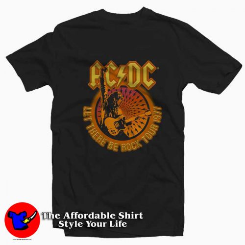 ACDC Let There Be Rock Vintage Graphic Tshirt 500x500 ACDC Let There Be Rock Vintage Graphic T Shirt On Sale