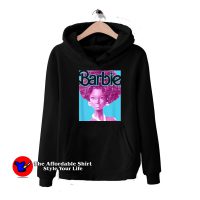 Black Barbie Afro Doll Graphic Unisex Hoodie