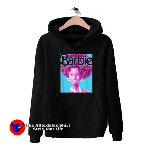 Black Barbie Afro Doll Graphic Unisex Hoodie 500x500 Black Barbie Afro Doll Graphic Unisex Hoodie On Sale