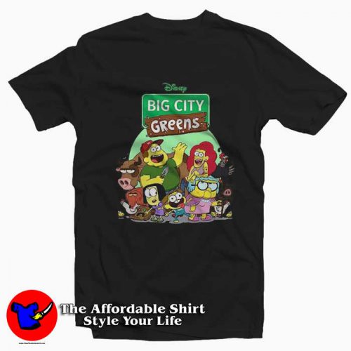 Disney Big City Greens Family Group Camiseta Graphic Tshirt 500x500 Disney Big City Greens Family Group Camiseta T Shirt On Sale