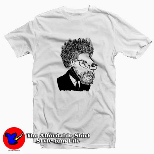 Dr Cornel West Funny Caricature Graphic Tshirt 500x500 Dr Cornel West Funny Caricature Graphic T Shirt On Sale