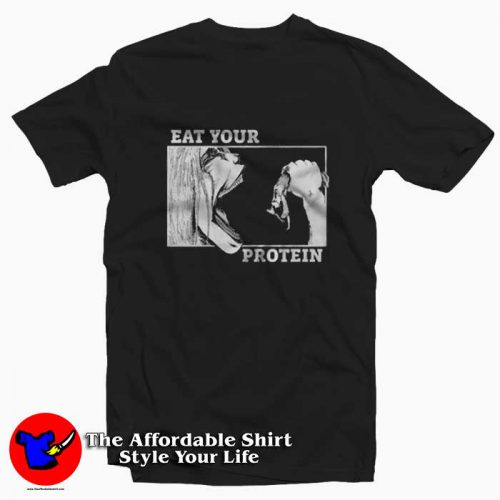 Eat Your Protein Attack On Titan Anime Graphic Tshirt 500x500 Eat Your Protein Attack On Titan Anime Graphic T Shirt On Sale