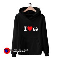 Funny I Love Boobs Graphic Unisex Hoodie