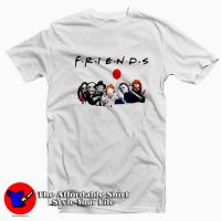 Halloween Frineds Funny Scary Graphic Unisex T-Shirt