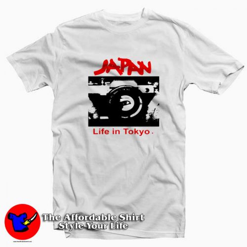 Japan Sylvian Life in Tokyo Present Graphic Unisex Tshirt 500x500 Japan Sylvian Life in Tokyo Present Graphic T Shirt On Sale