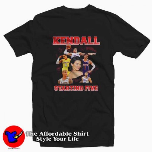 Kendall Starting Five Team Graphic Unisex Tshirt 500x500 Kendall Starting Five Team Graphic Unisex T Shirt On Sale