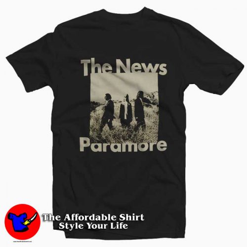 Paramore The News Band Graphic Tshirt 500x500 Paramore The News Band Graphic T Shirt On Sale