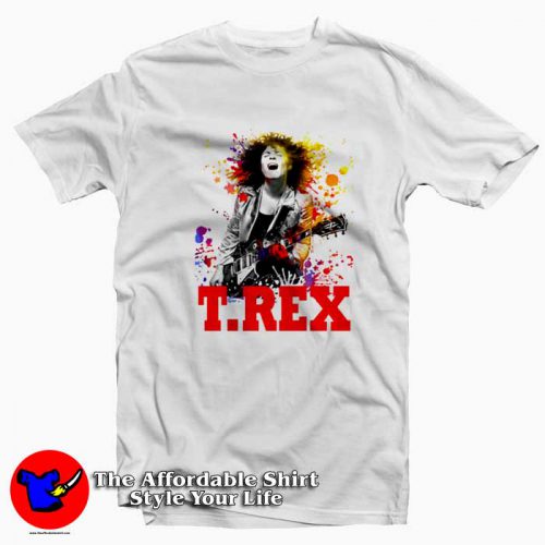 T.REX Vintage Poster Present Unisex Tour Tshirt 500x500 T.REX Vintage Poster Present Unisex Tour T Shirt On Sale