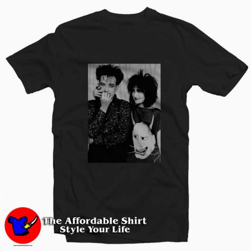 The Cure Robert Smith and Siouxsie Graphic Tshirt 500x500 The Cure Robert Smith and Siouxsie Graphic T Shirt On Sale