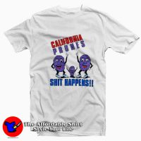 Vintage California Prunes Shit Happens Graphic T-Shirt