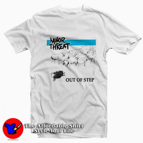 Vintage Minor Threat Out of Step Graphic Tshirt 500x500 Vintage Minor Threat Out of Step Graphic T Shirt On Sale