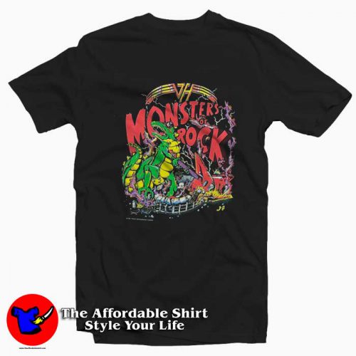 Vintage Van Halen Monsters Of Rock Graphic Tshirt 500x500 Vintage Van Halen Monsters Of Rock Graphic T Shirt On Sale