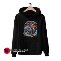 Anthrax Christmas is Coming Vintage Graphic Hoodie