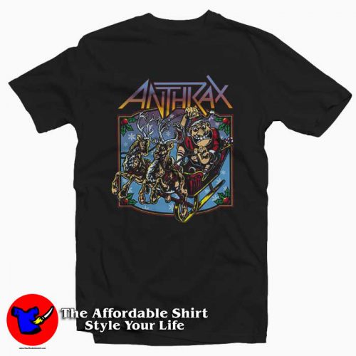 Anthrax Christmas is Coming Vintage Graphic Tshirt 500x500 Anthrax Christmas is Coming Vintage Graphic T Shirt On Sale