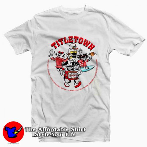 Big Cat With Titletown Barstool Graphic Tshirt 500x500 Big Cat With Titletown Barstool Graphic T Shirt On Sale