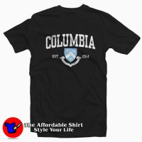 Columbia University 1754 Graphic Unisex Tshirt