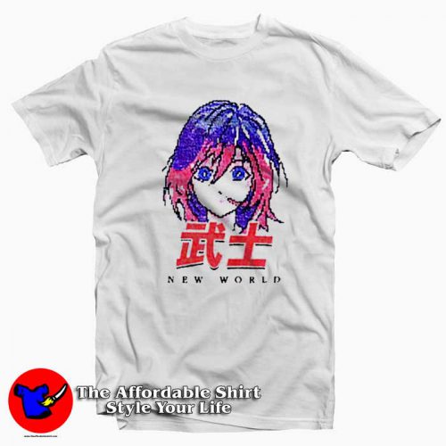 Cute UO New World Japan Anime Graphic Tshirt 500x500 Cute UO New World Japan Anime Graphic T Shirt On Sale