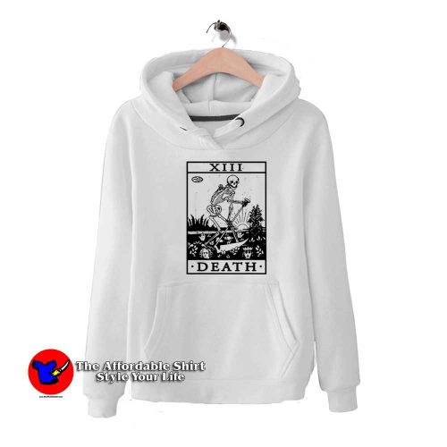 Death Occult Tarot Card Graphic Unisex Hoodie 500x500 Death Occult Tarot Card Graphic Unisex Hoodie On Sale