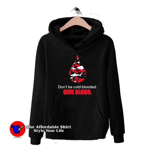 Give Blood American Red Cross Shark Week Graphic Hoodie 500x500 Give Blood American Red Cross Shark Week Graphic Hoodie On Sale