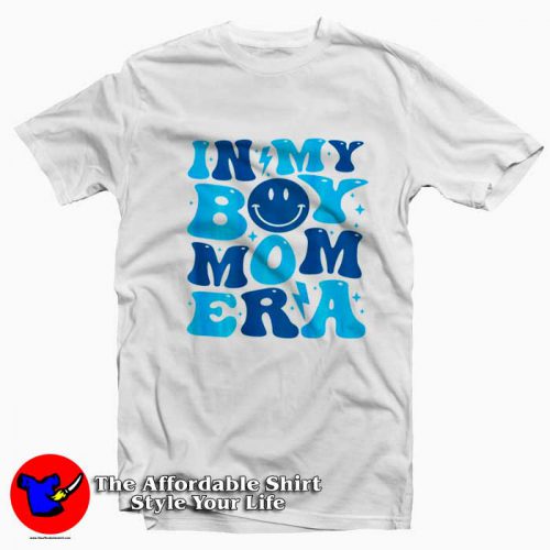 In My Boy Mom Era Blue Graphic Unisex Tshirt 500x500 In My Boy Mom Era Blue Graphic Unisex T Shirt On Sale