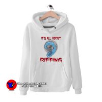 It's All About Wolf Ripping Graphic Hoodie