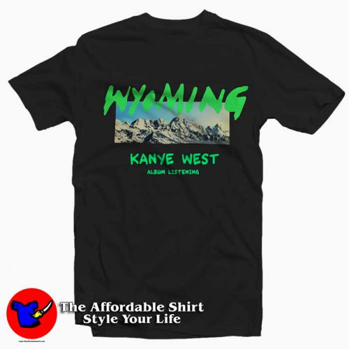 Kanye West Ye Wyoming Album Listening Tshirt 500x500 Kanye West Ye Wyoming Album Listening T Shirt On Sale