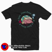 Kirby Sleeping Funny Graphic Unisex T-Shirt