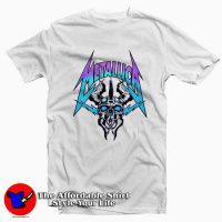 Metallica Pastel Ombre Horned Skull Graphic T-Shirt