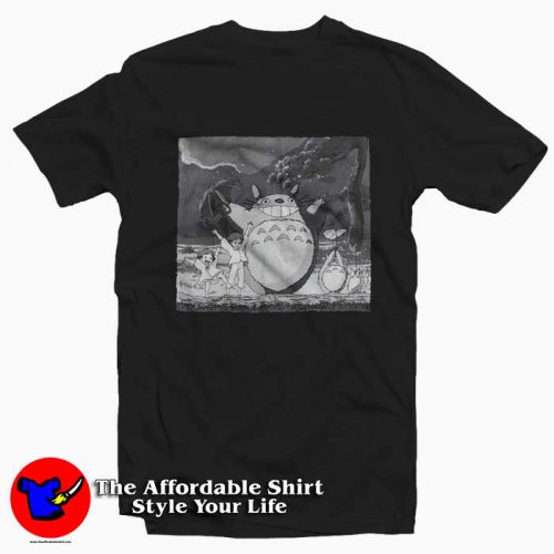 My Neighbor Totoro And Friend Graphic Tshirt 500x500 My Neighbor Totoro And Friend Graphic T Shirt On Sale