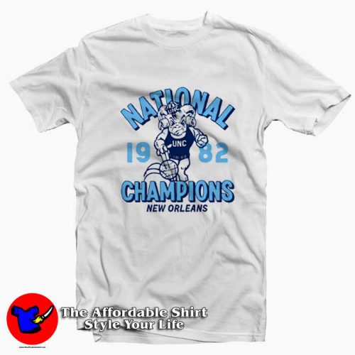 New Orleans UNC Basketball Champions Graphic Tshirt 500x500 New Orleans UNC Basketball Champions Graphic T Shirt On Sale