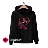 Nurse Saint Louis Cardinals Heart Graphic Hoodie