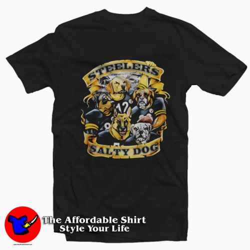 Pittsburgh Steelers Steelers Salty Dog Graphic Tshirt 500x500 Pittsburgh Steelers Steelers Salty Dog Graphic T Shirt On Sale