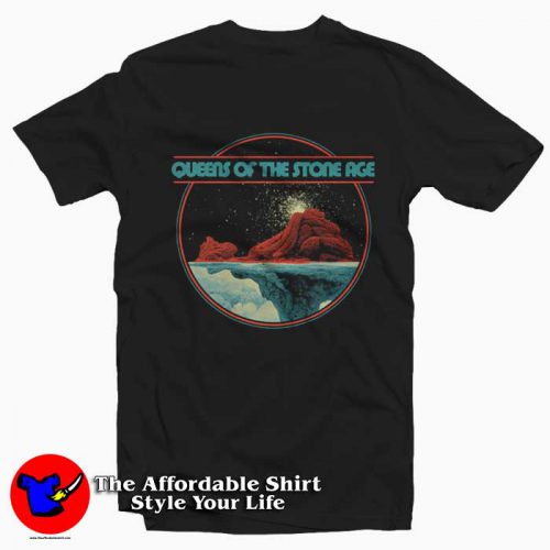 Queens Of The Stone Age Mountain Graphic Tshirt 500x500 Queens Of The Stone Age Mountain Graphic T Shirt On Sale