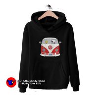 Snoopy Woodstock Driving Volkswagen Beetle Hoodie