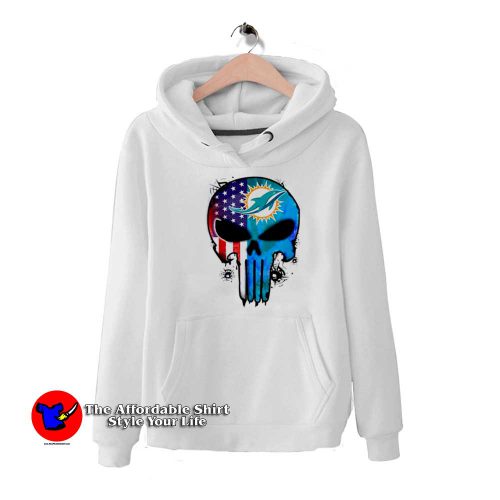 The Punisher Skull American Flag Miami Dolphins Hoodie 500x500 The Punisher Skull American Flag Miami Dolphins Hoodie On Sale