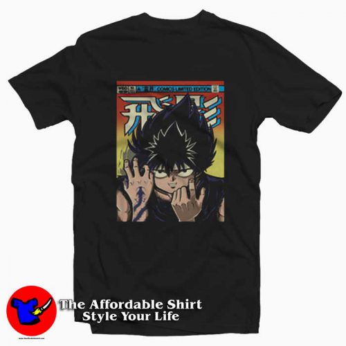 Yu Yu Hakusho Hiei Comic Graphic Unisex Tshirt 500x500 Yu Yu Hakusho Hiei Comic Graphic Unisex T Shirt On Sale