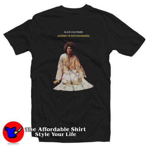 Alice Coltrane Journey In Satchidananda Graphic Tshirt 500x500 Alice Coltrane Journey In Satchidananda Graphic T shirt On Sale