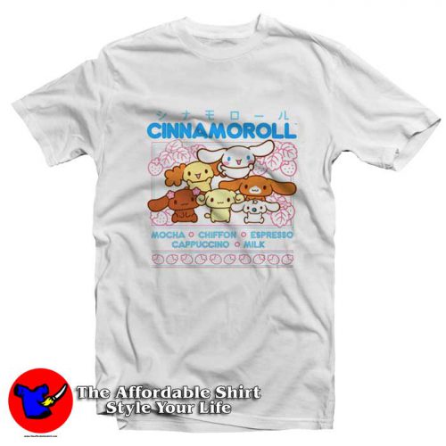 Cinnamoroll Family Strawberries Graphic Tshirt 500x500 Cinnamoroll Family Strawberries Graphic T Shirt On Sale