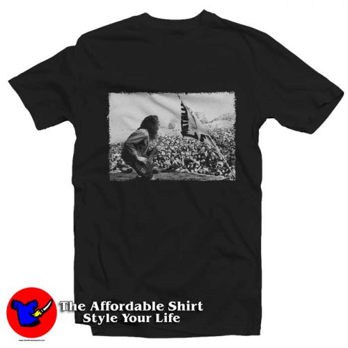 Cliff Burton x Rick Likong Donington Flag Tshirt 500x500 Cliff Burton x Rick Likong Donington Flag T Shirt On Sale