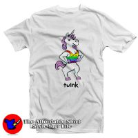 Funny Unicorn Twink Rainbow Gay Pride T-shirt