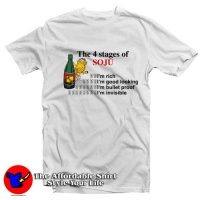 Garfield The 4 Stages Of Soju Graphic Tshirt