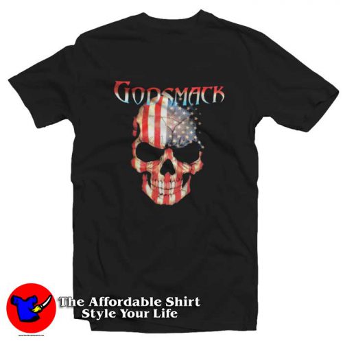 Godsmack Skull Band American Flag Graphic Tshirt 500x500 Godsmack Skull Band American Flag Graphic T Shirt On Sale