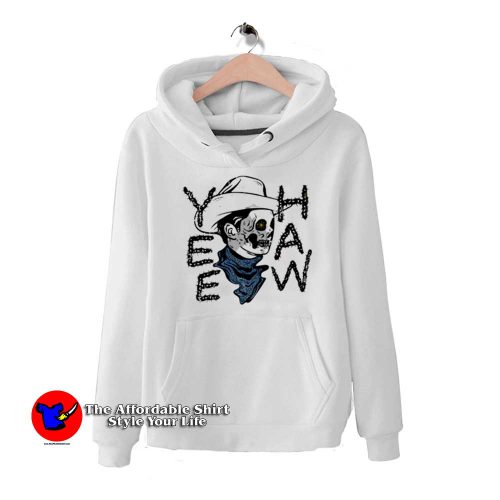 Hard Livin Cowboy Skull Graphic Hoodie 500x500 Hard Livin Cowboy Skull Graphic Hoodie On Sale