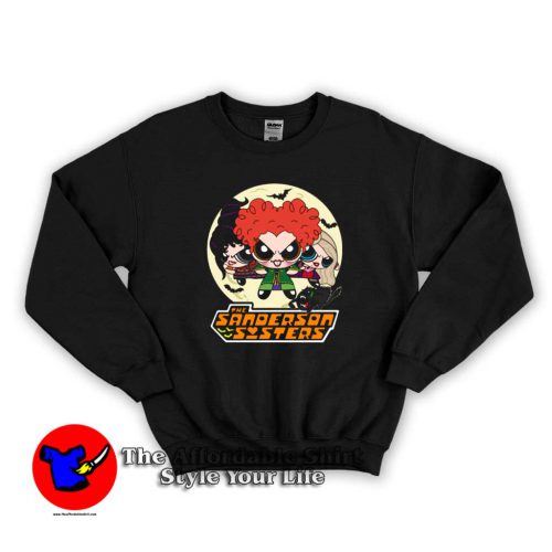 Hocus Pocus Powerpuff The Sanderson Sisters Sweater 500x500 Hocus Pocus Powerpuff The Sanderson Sisters Sweatshirt On Sale