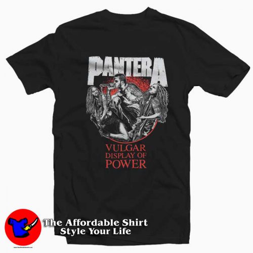 Pantera Vulgar Display Of Power Graphic Tshirt 500x500 Pantera Vulgar Display Of Power Graphic T Shirt On Sale