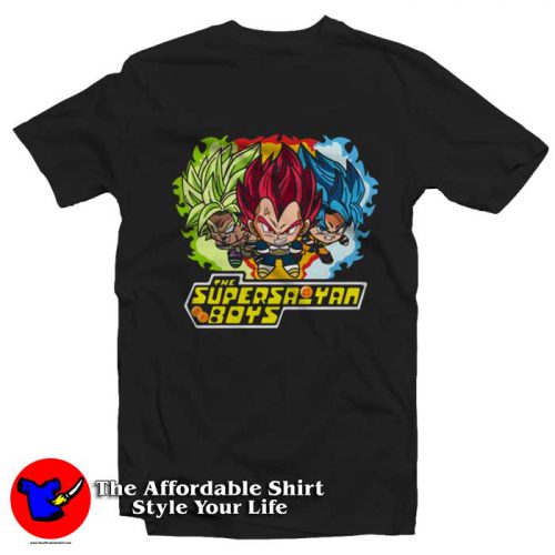 Powerpuff The Super Saiyan Boys Funny Tshirt 500x500 Powerpuff The Super Saiyan Boys Funny T Shirt On Sale